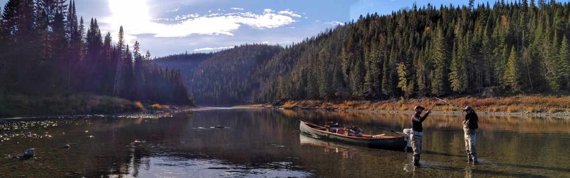 Panoramic view of the Restigouche watershed