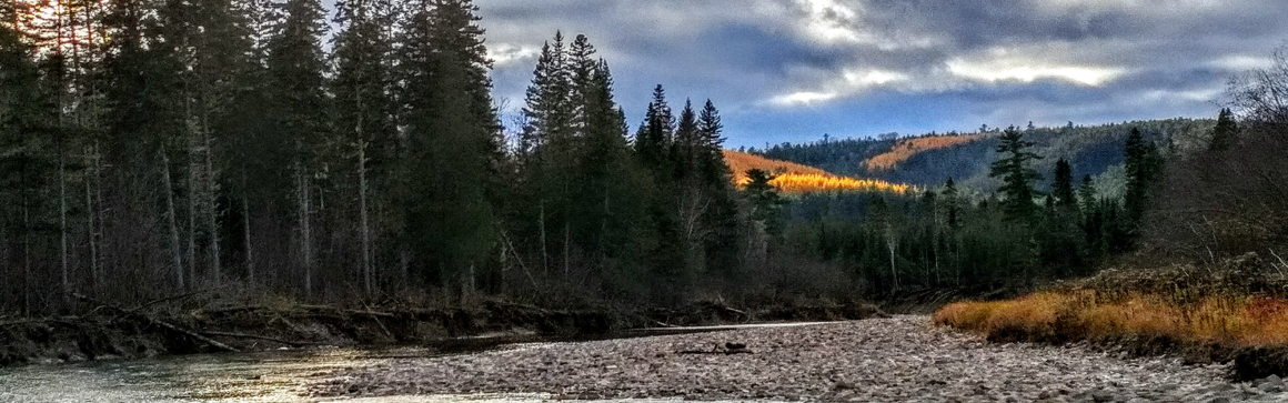 Panoramic view of the Restigouche watershed